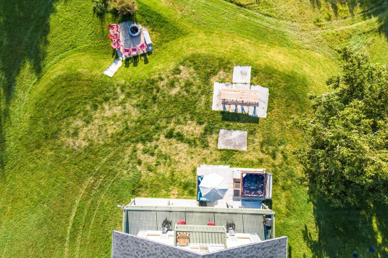 Montfjord - Chalets, Vue Spectaculaire Et Spa. Chantafjord #4 Sacre-Coeur Exterior foto